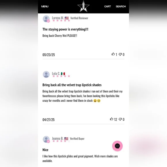 NIB❤️‍🔥"Pink Messiah" SOLD OUT🔥Jeffree Star Velvet Trap 💄LAST 1 - Picture 6 of 9